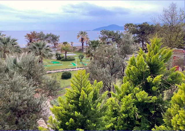 Balkon deniz manzarası
